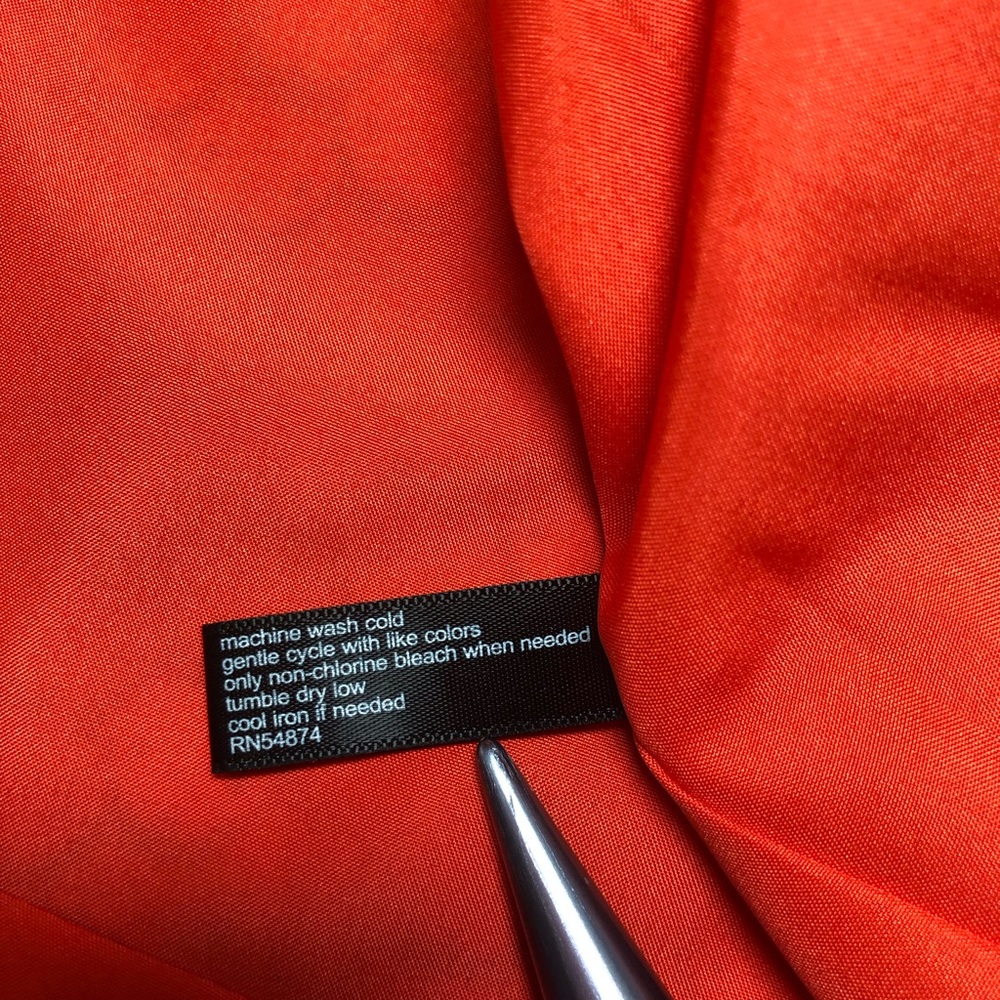 NWT The Limited orange fox skirt A-line - Picture 8 of 9